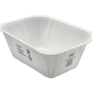 Vaschetta Kraft bianco microonde 1250ml