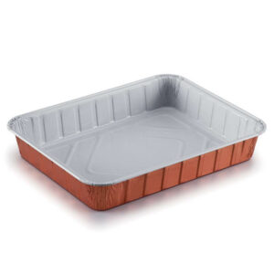 Vaschetta Premium Rettangolare bianco - rame